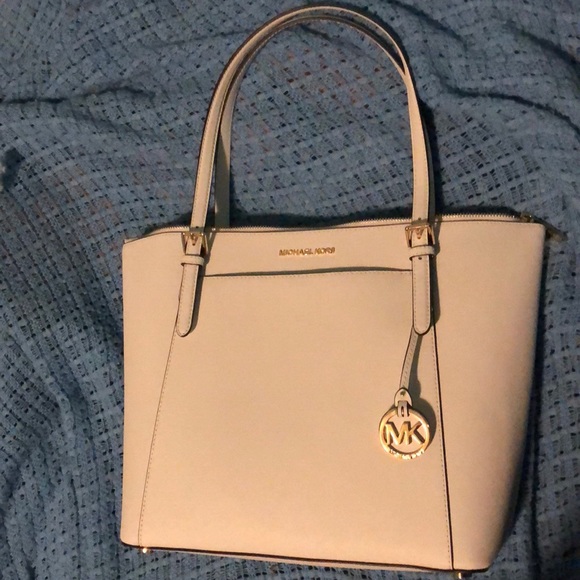 Michael Kors Handbags - Michael Kors Ciara Optic White Tote